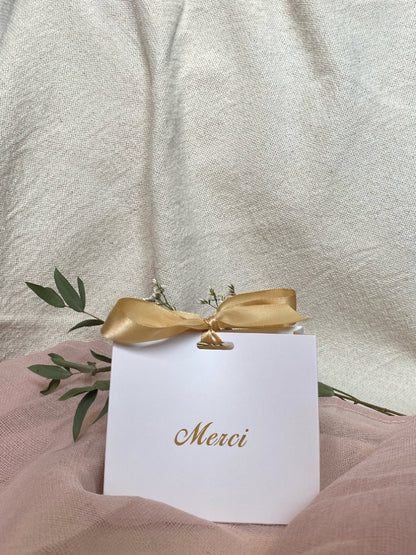 Pochette cadeau "Merci"